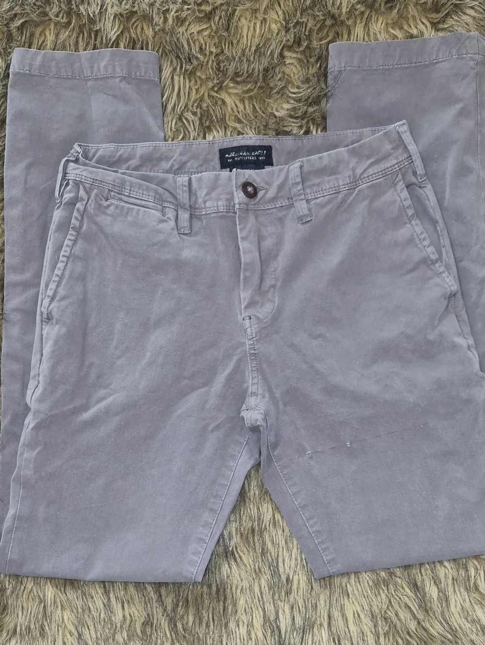 American Eagle Outfitters Light Gray Chino Pants